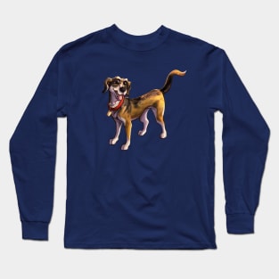 Long-Tailed Pup Long Sleeve T-Shirt